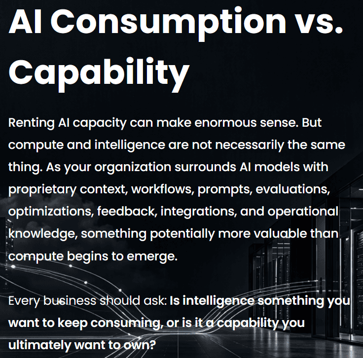 Consumption vs. Capability